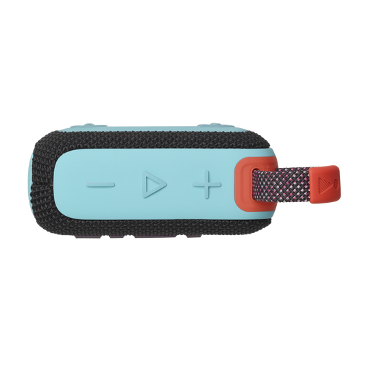 JBL Go 4 - Black and Orange - Ultra-Portable Bluetooth Speaker - Top